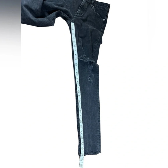 AGOLDE Womens Feel Good High Waist Distressed Ankle Skinny Jeans Size 31 - Picture 9 of 14